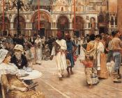 威廉 罗古斯戴勒 : Piazza of St Mark's Venice